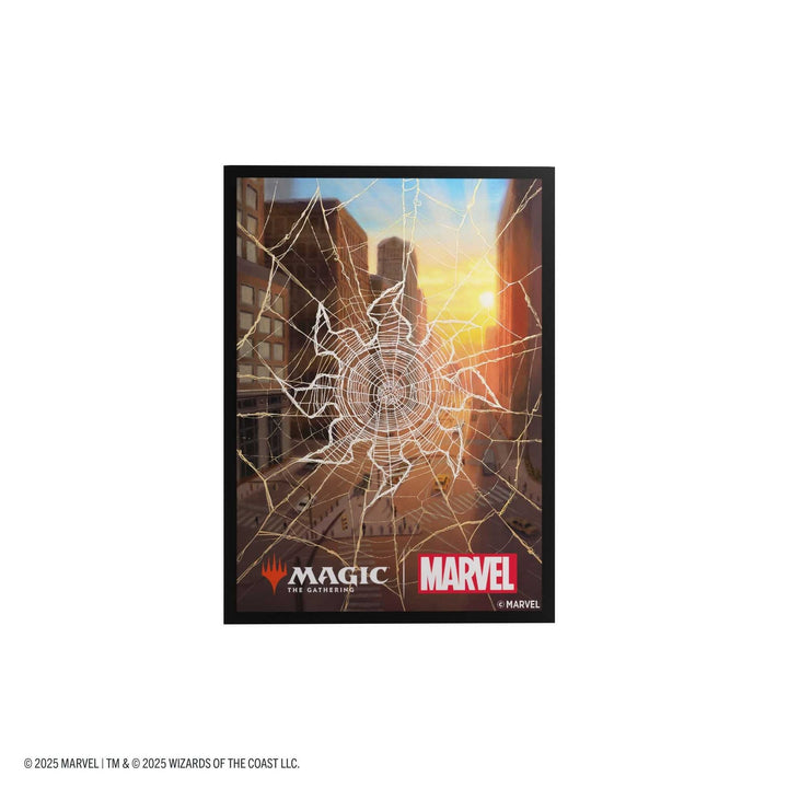Magic: The Gathering Marvel's Spider-Man Premium Art Sleeves - Spider-Man Plains