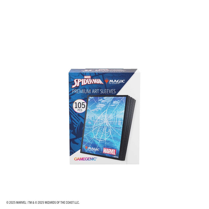 Magic: The Gathering Marvel's Spider-Man Premium Art Sleeves - Spider-Man Island