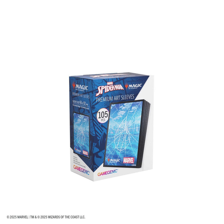 Magic: The Gathering Marvel's Spider-Man Premium Art Sleeves - Spider-Man Island