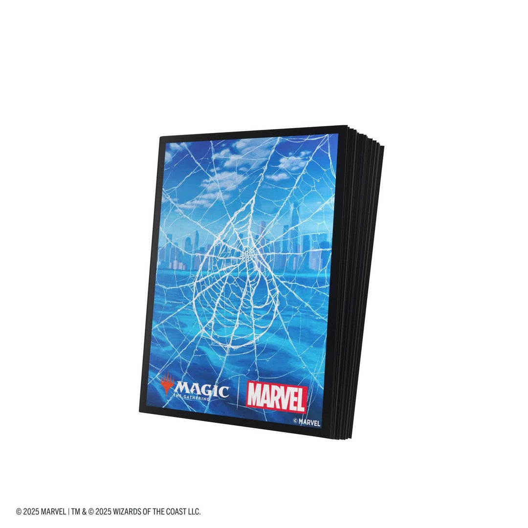 Magic: The Gathering Marvel's Spider-Man Premium Art Sleeves - Spider-Man Island