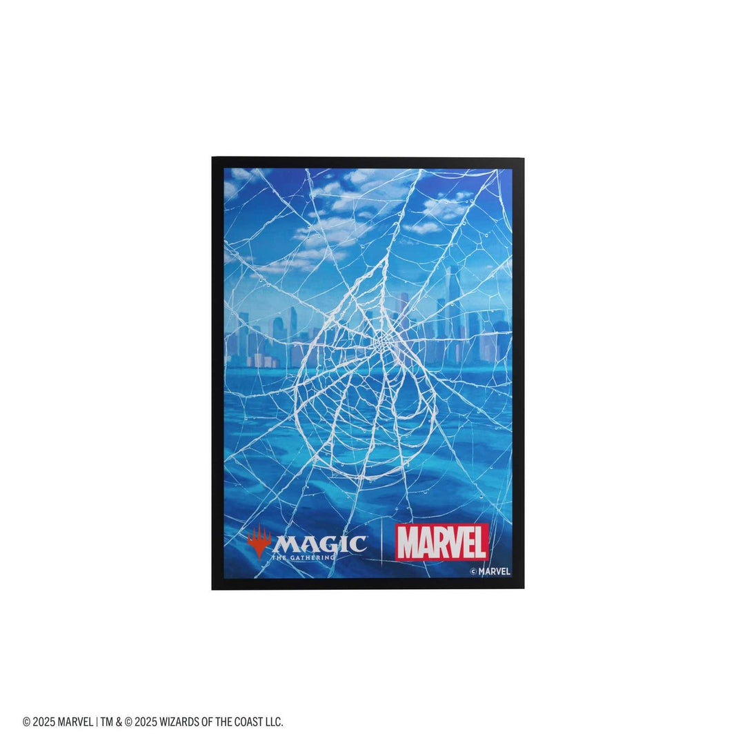 Magic: The Gathering Marvel's Spider-Man Premium Art Sleeves - Spider-Man Island