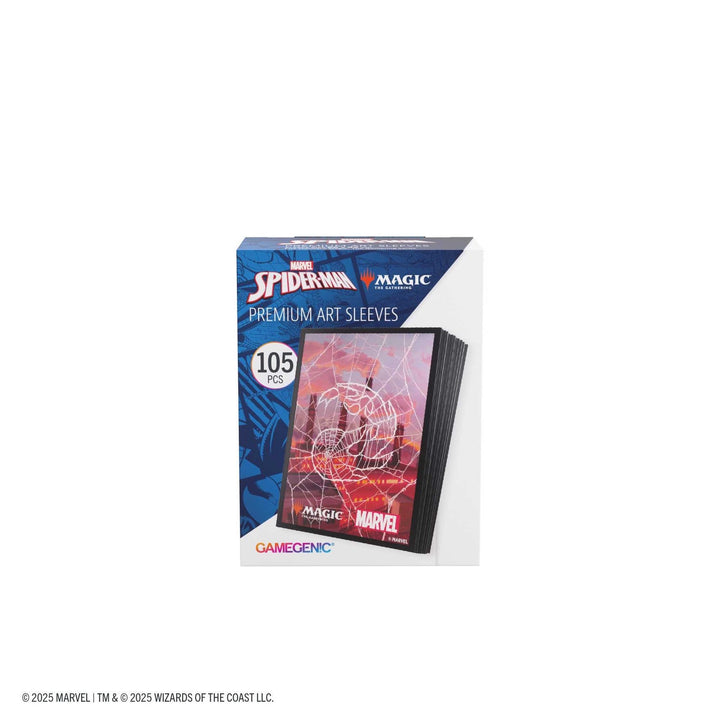 Magic: The Gathering Marvel's Spider-Man Premium Art Sleeves - Spider-Man Mountain
