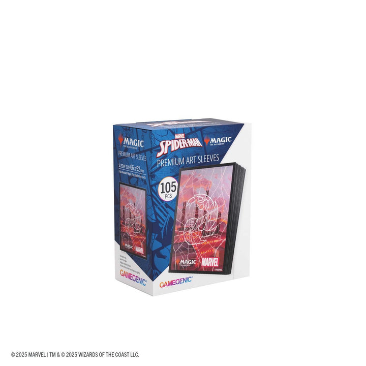 Magic: The Gathering Marvel's Spider-Man Premium Art Sleeves - Spider-Man Mountain