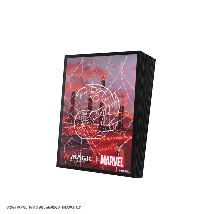 Magic: The Gathering Marvel's Spider-Man Premium Art Sleeves - Spider-Man Mountain
