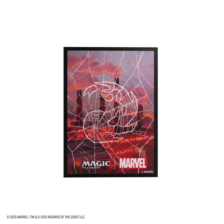 Magic: The Gathering Marvel's Spider-Man Premium Art Sleeves - Spider-Man Mountain