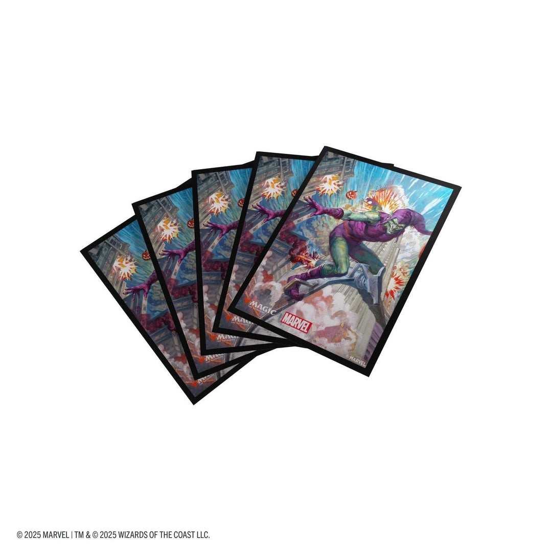 Magic: The Gathering Marvel's Spider-Man Premium Art Sleeves - Green Goblin