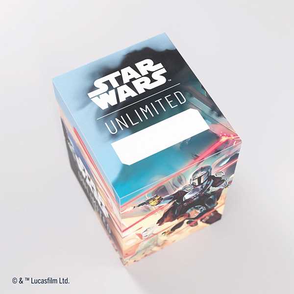 Gamegenic Star Wars: Unlimited Soft Crate - Mandalorian/Moff Gideon, side angle