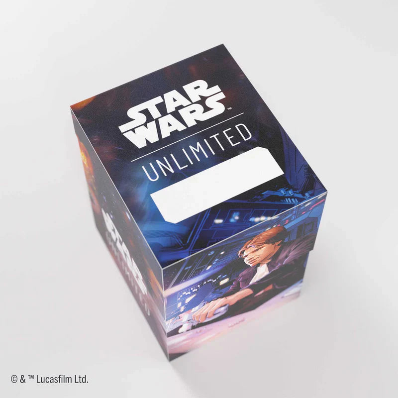 Gamegenic Star Wars: Unlimited Soft Crate - Han Solo/Millenium Falcon, close-up detail