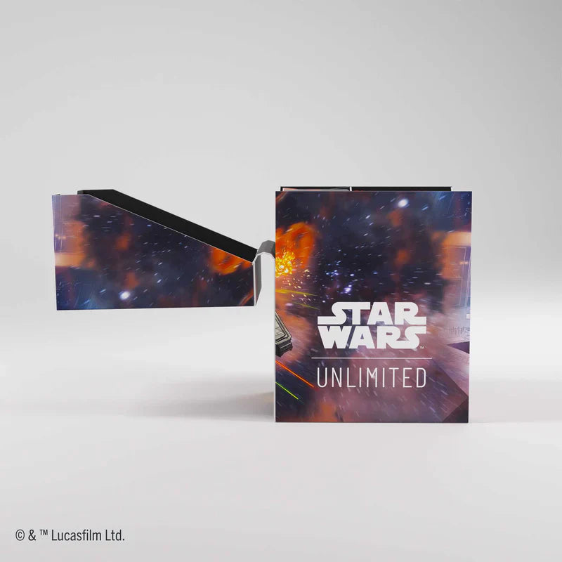 Gamegenic Star Wars: Unlimited Soft Crate - Han Solo/Millenium Falcon, side angle