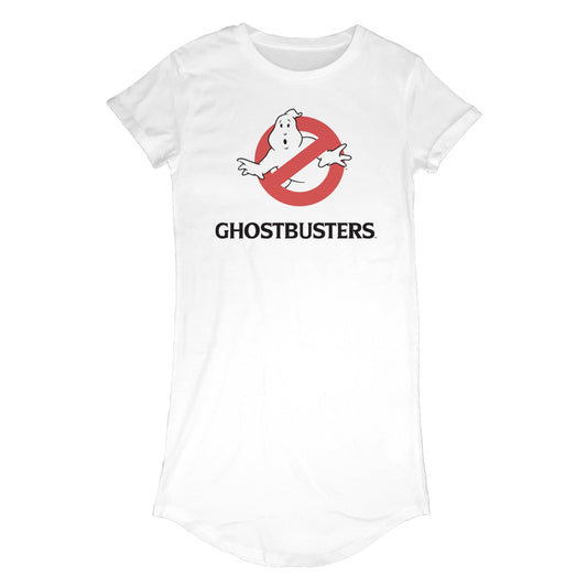 Ghostbusters Logo Ladies T-Shirt Dress collectible from Heroes Inc Dropship