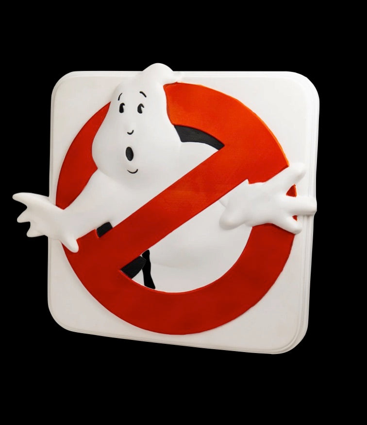 Ghostbusters No Ghost Light-Up Wall Sign side angle