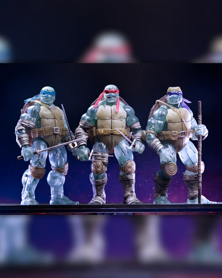 TMNT Comic The Last Ronin: Ghost Brothers 3 Piece Teenage Mutant Ninja Turtles 7 Scale Action Figures, alternate view