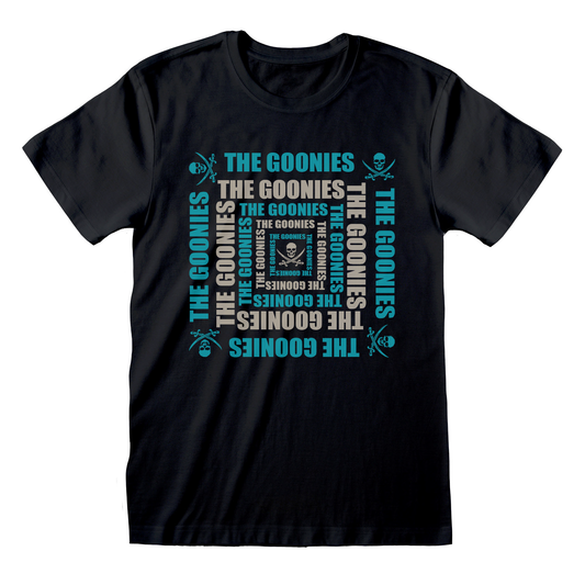 The Goonies Square Name T-Shirt collectible from Heroes Inc Dropship