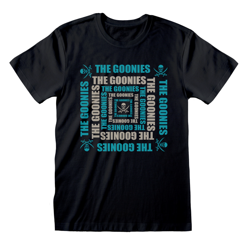 The Goonies Square Name T-Shirt collectible from Heroes Inc Dropship
