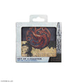 Game of Thrones House Sigils Coaster Set, in display
