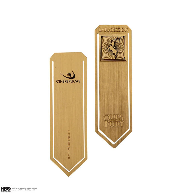 Game of Thrones House Sigil Metal Bookmark Set of 4, packaging shot