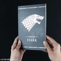 Game of Thrones Stark Notebook, side angle