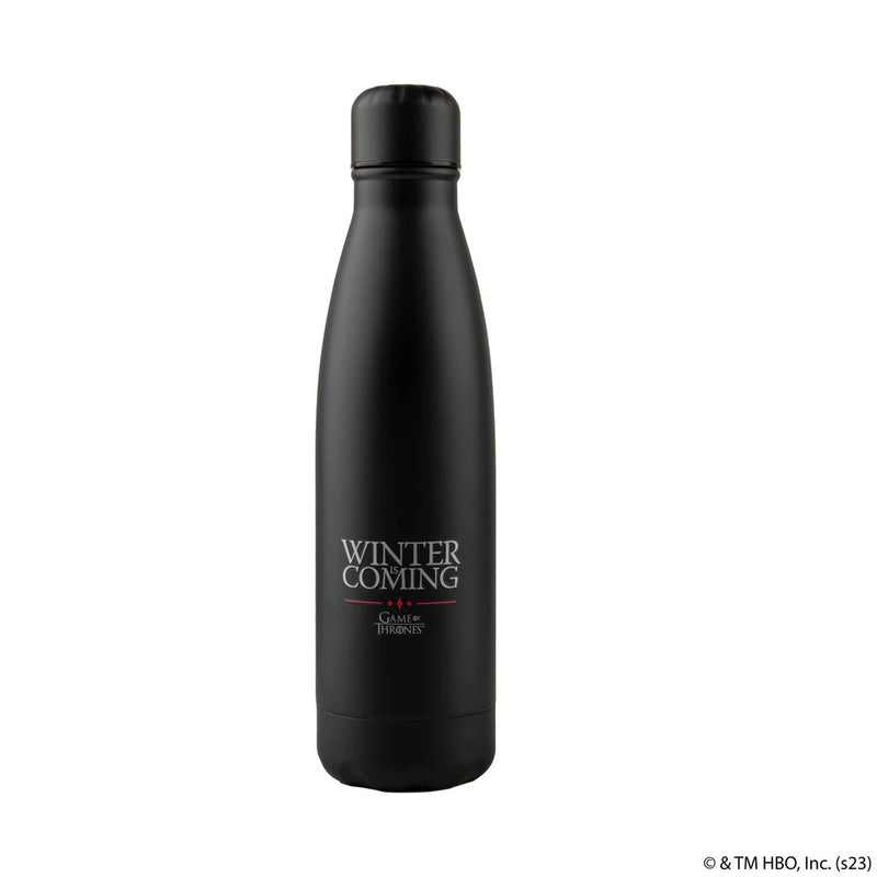 Game of Thrones Stark Insulated Water Bottle, close-up detail