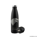 Game of Thrones Stark Insulated Water Bottle, side angle