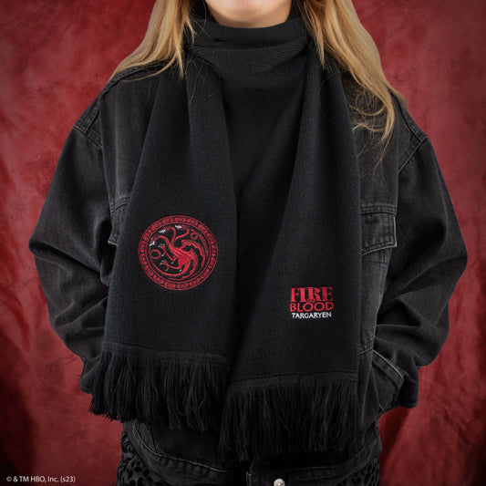 Game of Thrones Targaryen Scarf, alternate view