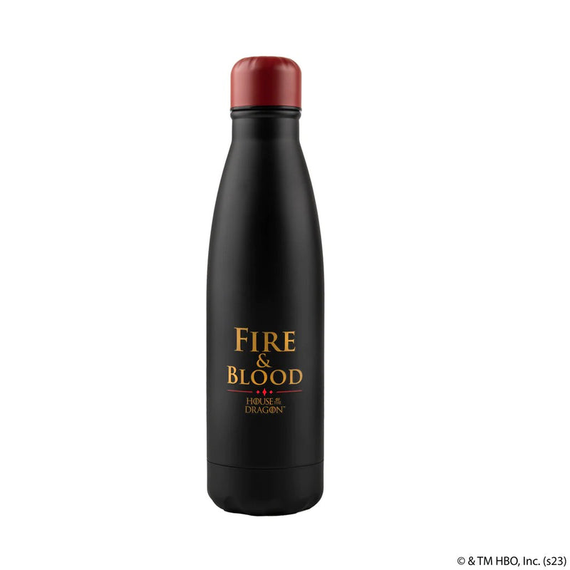 Game of Thrones Targaryen Insulated Water Bottle, close-up detail