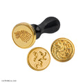 Game of Thrones Wax Seal Stamp Kit with Targaryen Stark and Lannister, packaging shot