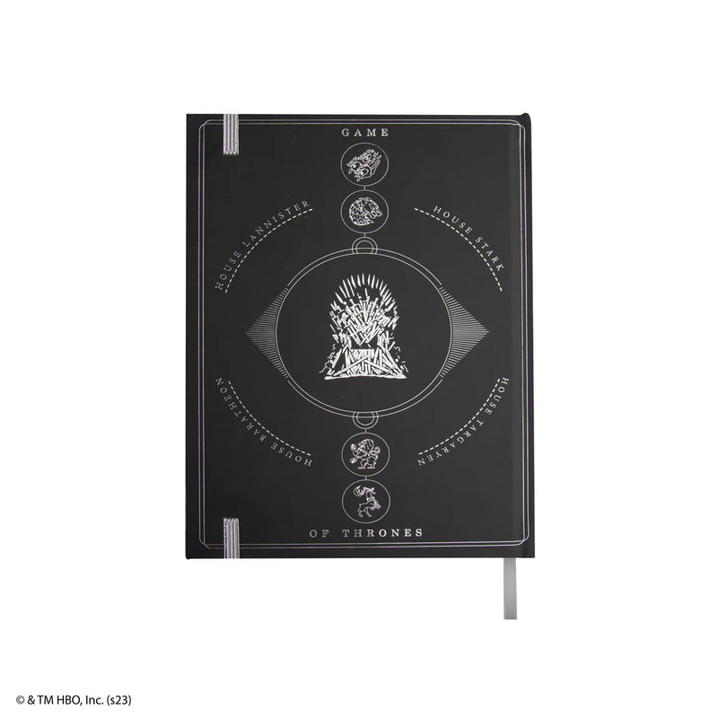 Game of Thrones Westeros Hardcover Notebook with Foldable Map, close-up detail