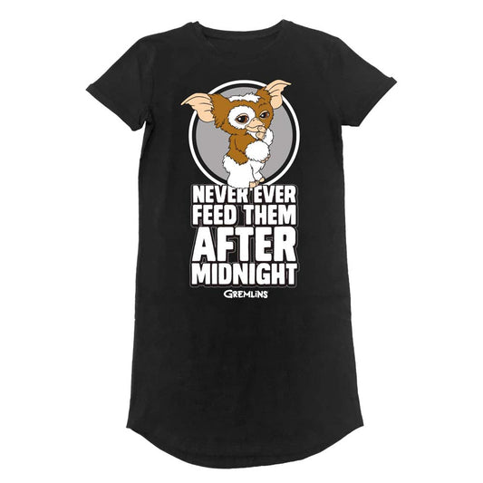 Gremlins Dont Feed After Midnight T-Shirt Dress collectible from Heroes Inc Dropship