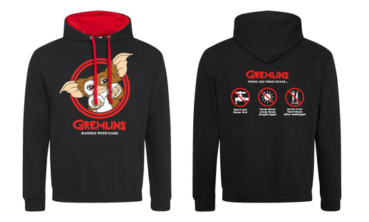 Gremlins Three Rules SuperHeroes Inc. Contrast Pullover Hoodie collectible from Heroes Inc Dropship