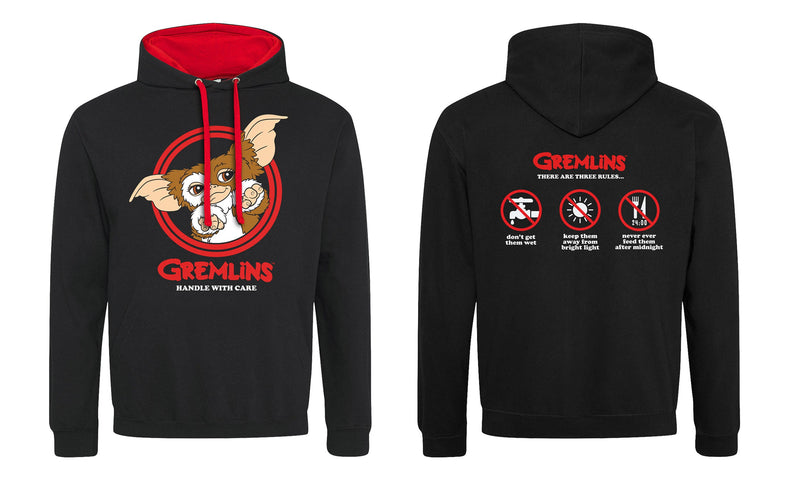 Gremlins Three Rules SuperHeroes Inc. Contrast Pullover Hoodie collectible from Heroes Inc Dropship