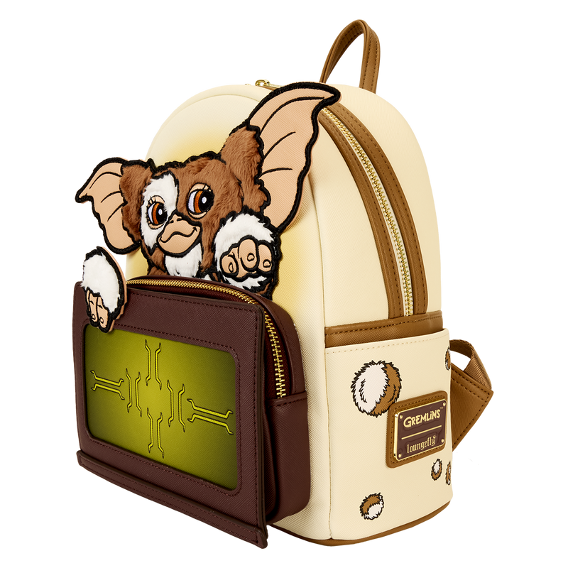 Loungefly - Gremlins 40th Anniversary Gizmo Mogwai Box Mini Backpack close up detail