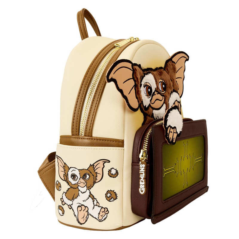 Loungefly - Gremlins 40th Anniversary Gizmo Mogwai Box Mini Backpack detail shot
