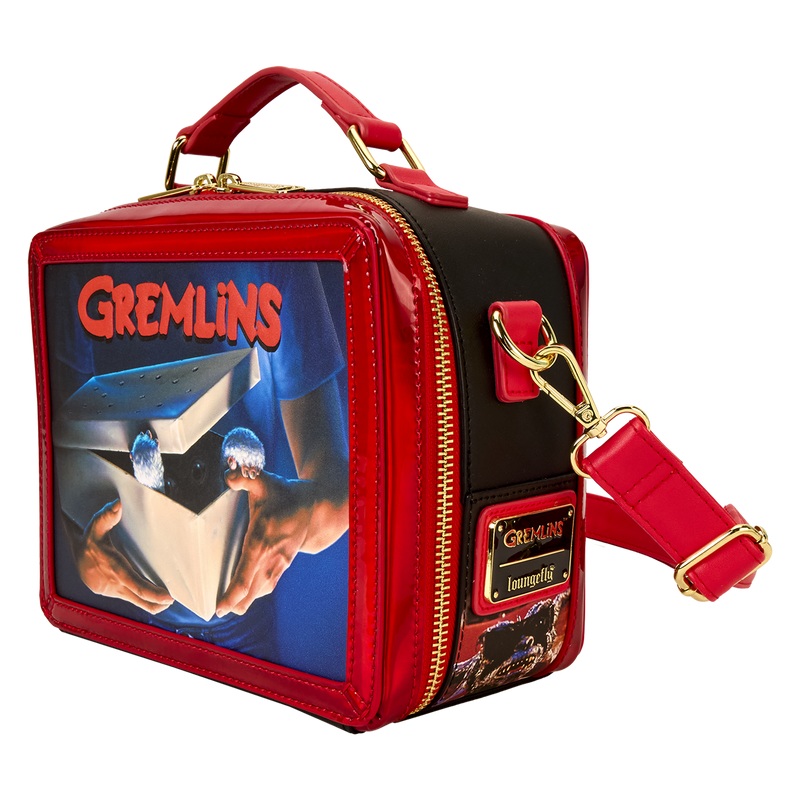 Loungefly - Gremlins 40th Anniversary Vintage Lunchbox Crossbody Bag detail shot