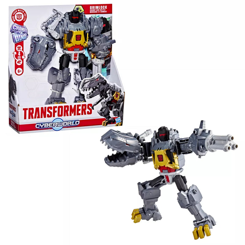 Transformers - Cyber Chomp & Battle Grimlock Action Figure