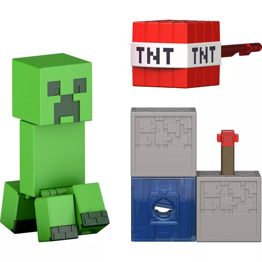 Minecraft Redstone 3.25" Creeper Core Figure