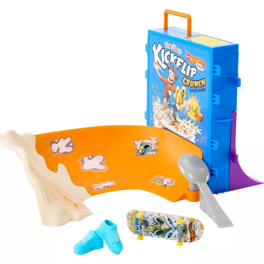 Hot Wheels Skate Tony Hawk Cereal Bowl Fingerboard Playset