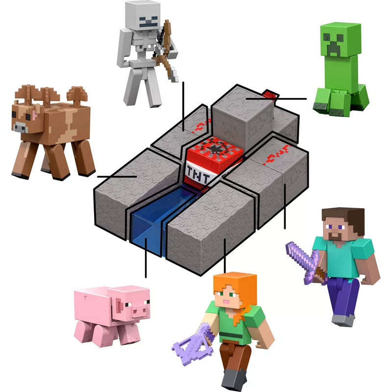 Minecraft Redstone 3.25" Alex Core Figure