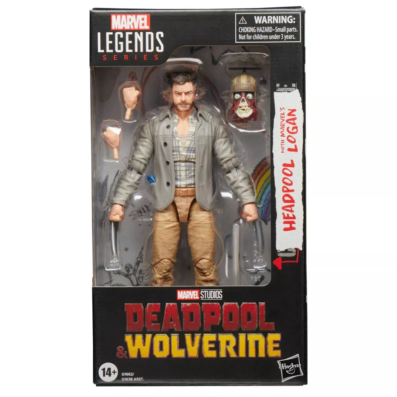 Marvel Legends Series Deadpool & Wolverine Action Figure (Headpool with Marvel's Logan) - Image 2