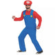 Disguise Super Mario Bros. Mario Classic Adult Costume (L/XL 42-46)
