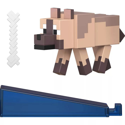 Minecraft - Chestnut Wolf Redstone 3.25" Core Figure