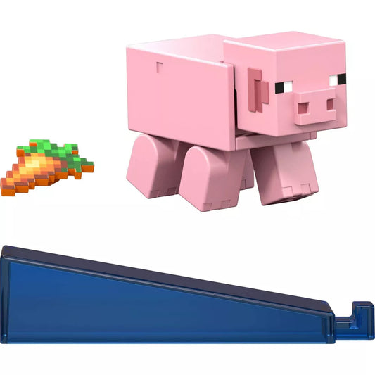 Minecraft Redstone 3.25" Pig Core Figure