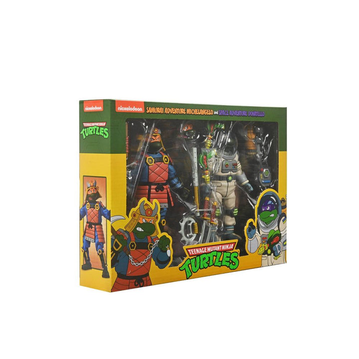 NECA Teenage Mutant Ninja Turtles Space Adventure & Samurai Turtles 2-Pack 7" Action Figures