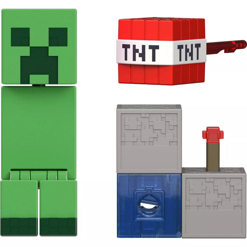 Minecraft Redstone 3.25" Creeper Core Figure