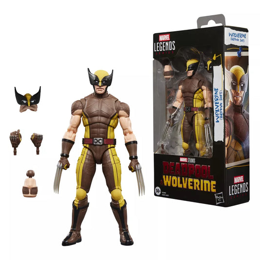 Marvel Legends Series Deadpool & Wolverine Brown Suit Action Figure