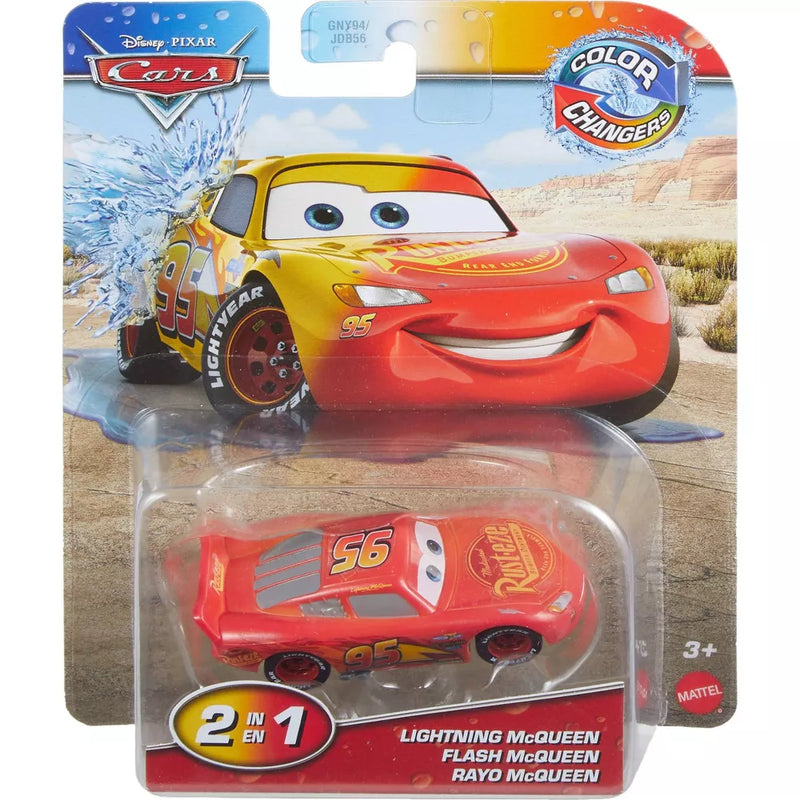 Disney Pixar Cars - 2 In 1 Colour Changer Lightning McQueen  Vehicle