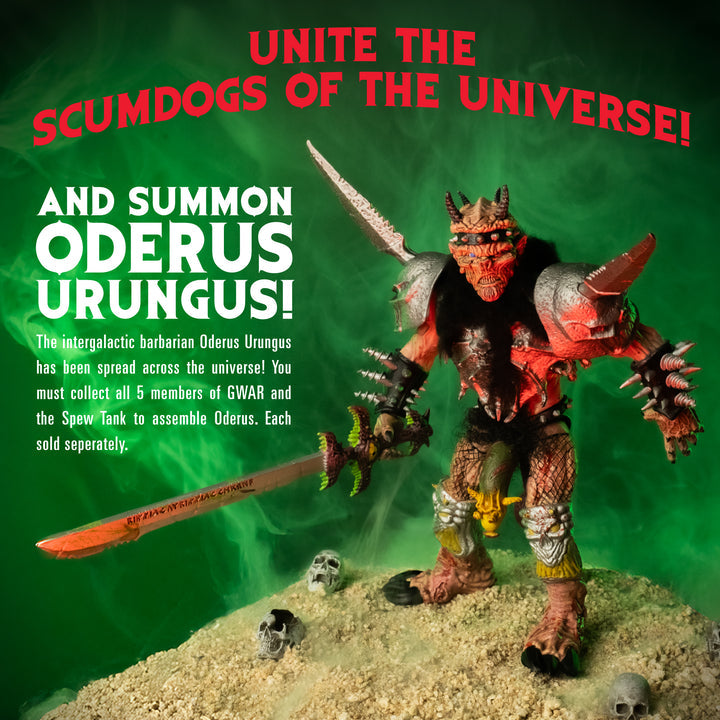 GWAR: Spew Tank/ Blood Slime Oderus Urungus Build-a-Figure (Pre-Order November 2025)
