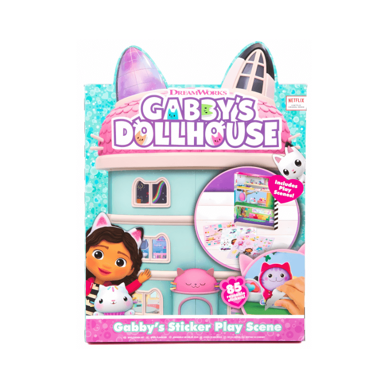 Gabby's Dollhouse Sticker Play Scene collectible from PoundFun