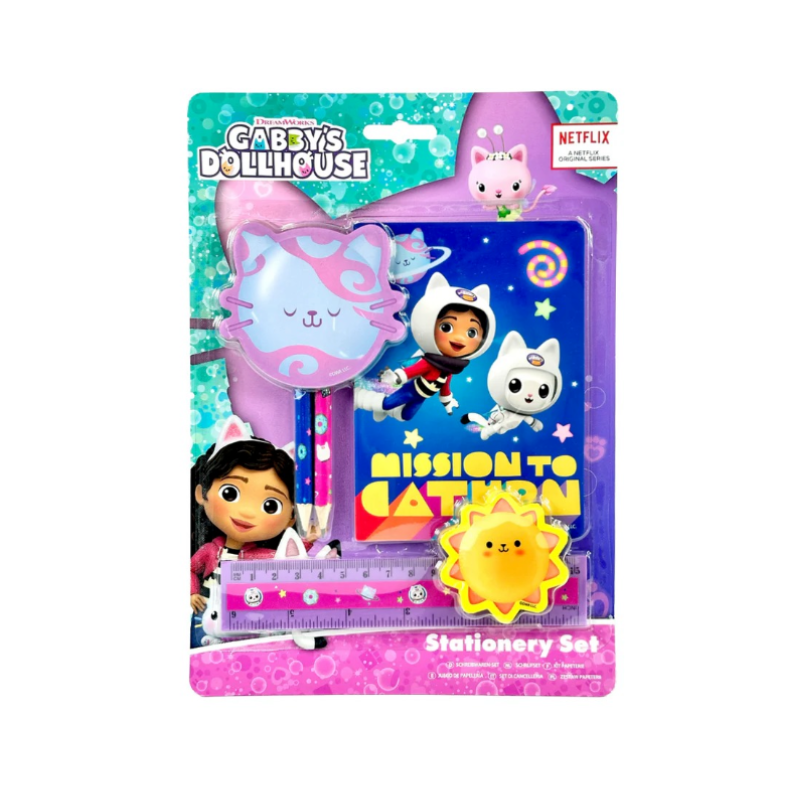 Gabby's Dollhouse Stationery Set collectible from PoundFun