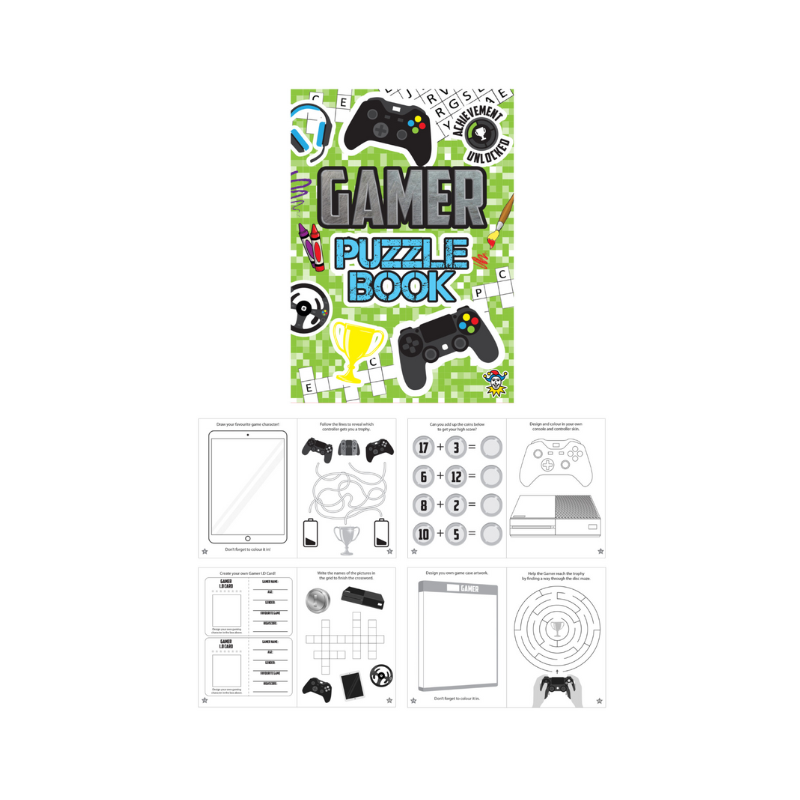 Gamer Puzzle Book, alternate view