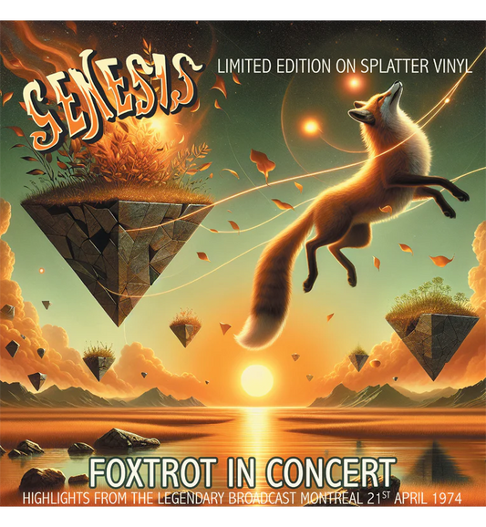Genesis – Foxtrot in Concert: Live in Montreal, 1974 (Limited Edition 12-Inch Album on Yellow/Orange Splatter, alternate view